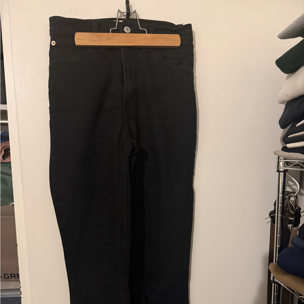 Abercrombie & Fitch Black Straight Leg Jeans